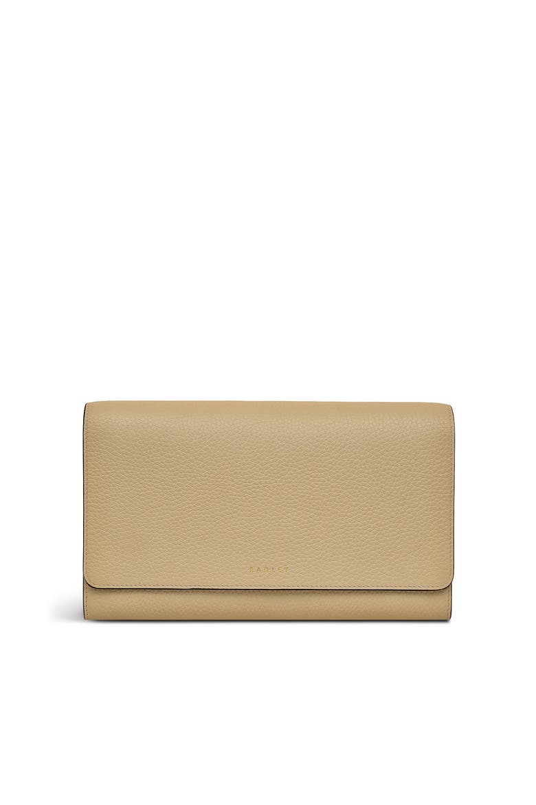 The Rathbone Large Flapover Travel Wallet, Main, color, Stone