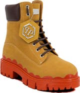 PHILIPP PLEIN Nabuk Lace-up Boots Immersed Men