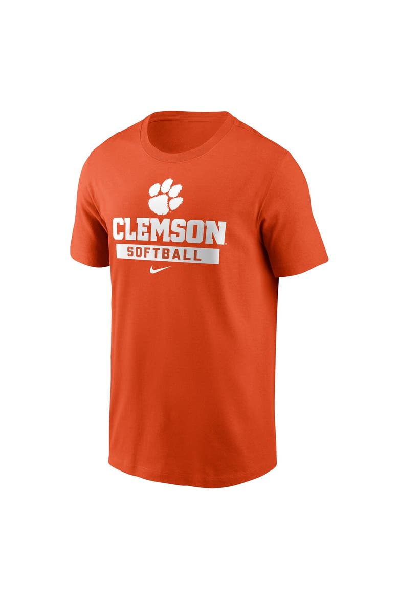 Men's Nike Orange Clemson Tigers Softball T-Shirt, Alternate, color, Orange