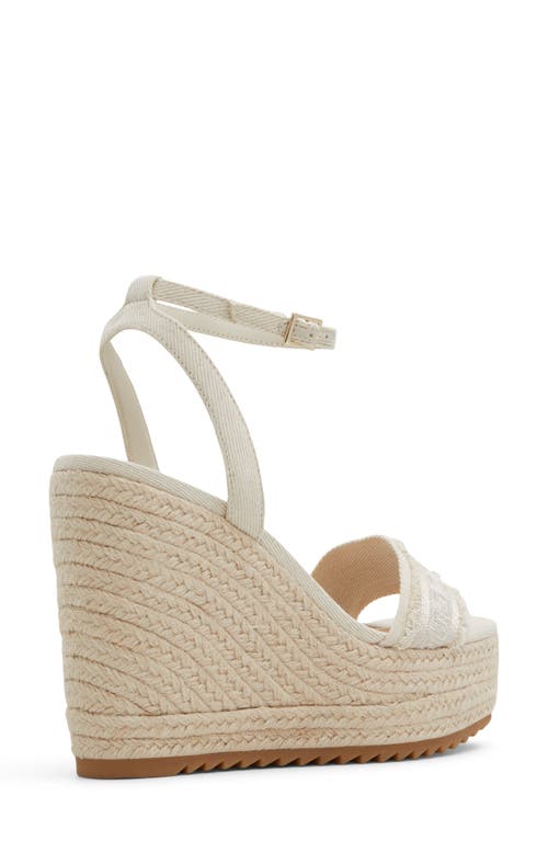 Aldo Aberitram Platform Espadrilles In Other White