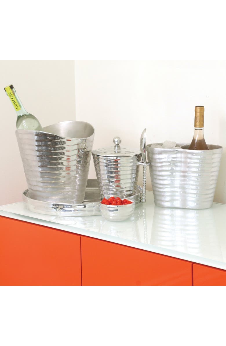 Lunares Aquos Ice Bucket w/ Scoop, Alternate, color, Blue