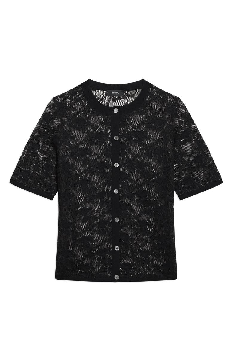 Theory Lace Cardigan, Alternate, color,