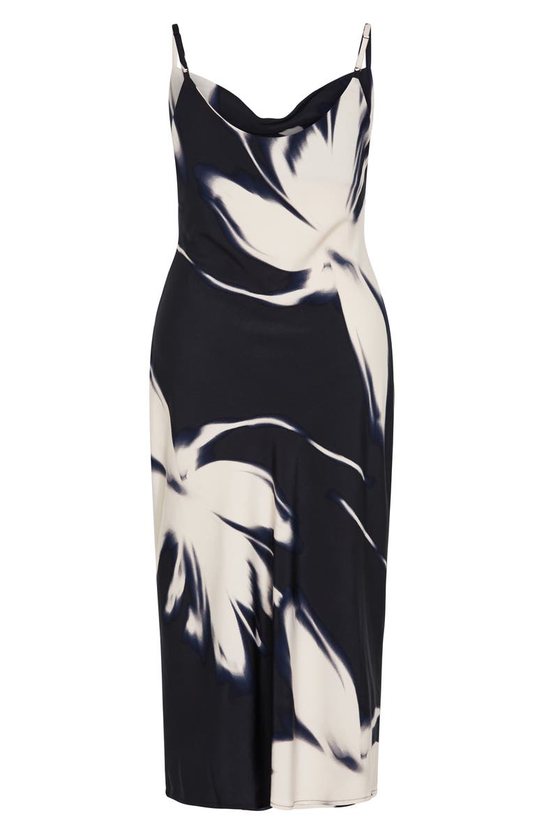 City Chic Ciara Cowl Neck Slipdress, Alternate, color, 