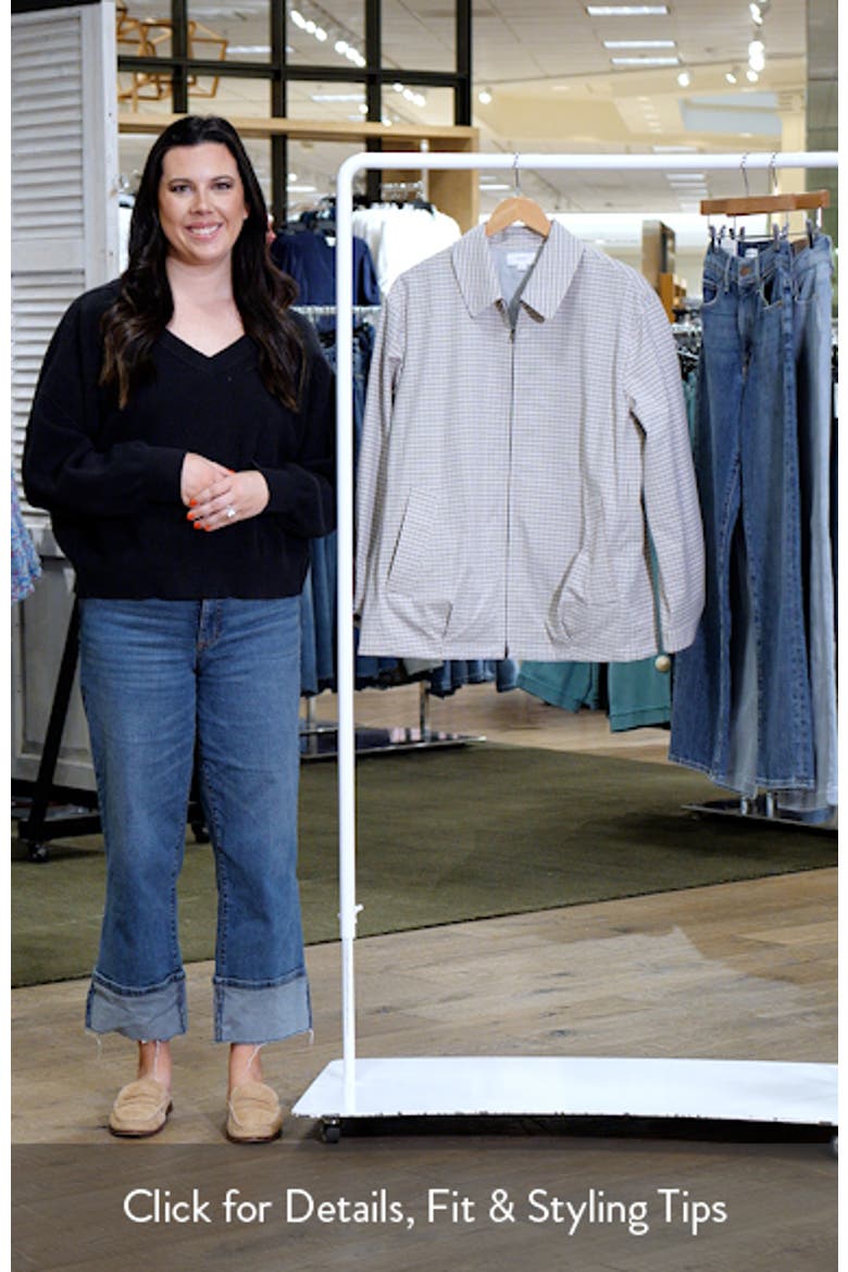 Gardeners Check Oversize Bomber Jacket video