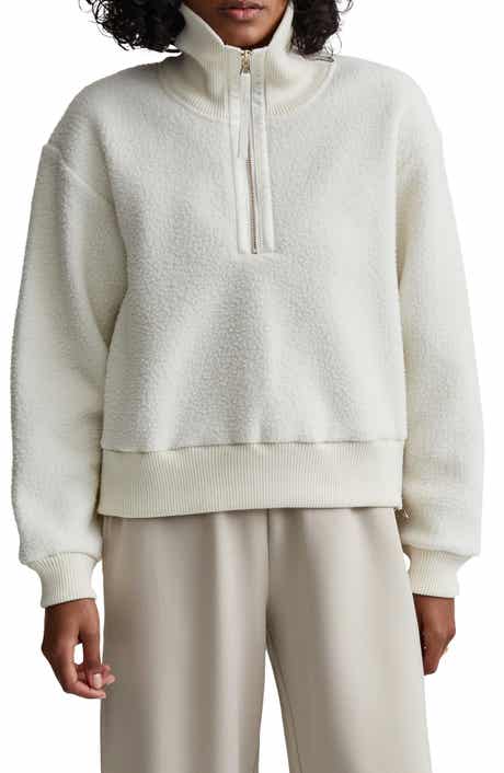Varley Roselle Recycled Polyester Fleece Half Zip Pullover