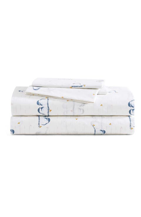 Tweet Tweet Birds 200 Thread Count Cotton Percale Sheet Set