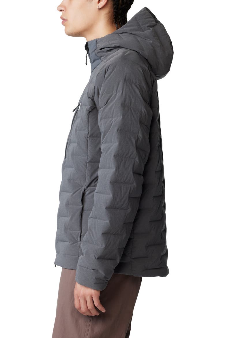 Stretchdown™ 700 Fill Power Down Hooded Jacket, Alternate, color, VOLCANIC HEATHER