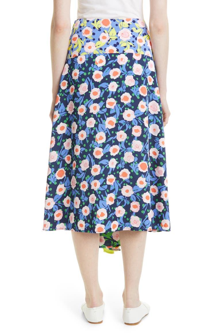 Lilah Floral Print Skirt, Alternate, color, FLOWER MARKET MIX