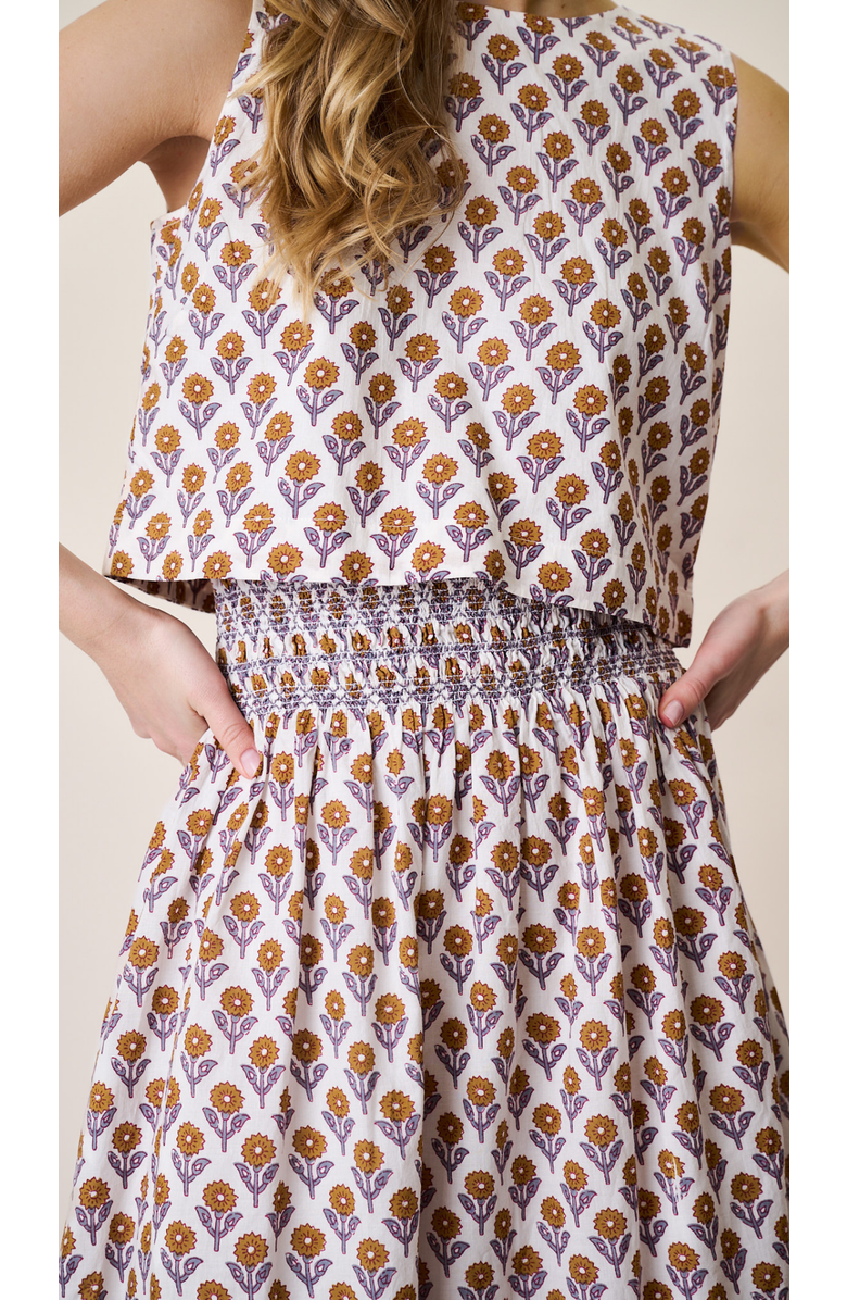 Marea Josie Tank, Main, color, Tinsel Sunflower