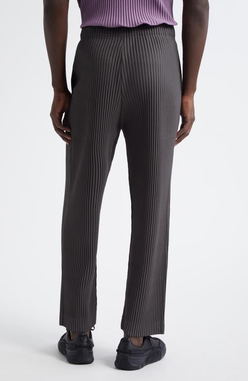 ISSEY MIYAKE HOMME PLISSÉ ISSEY MIYAKE MONTHLY COLORS MARCH PLEATED STRAIGHT LEG PANTS