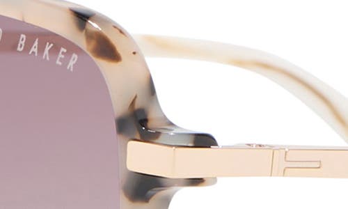 Ted Baker 57mm Gradient Square Sunglasses