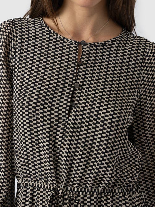 Saint + Sofia Evelyn High Low Dress In Gray