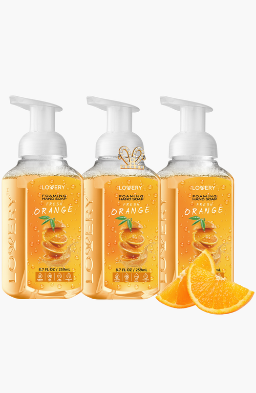 Lovery Foaming Hand Soap Pack Of 3 In Fresh Orange