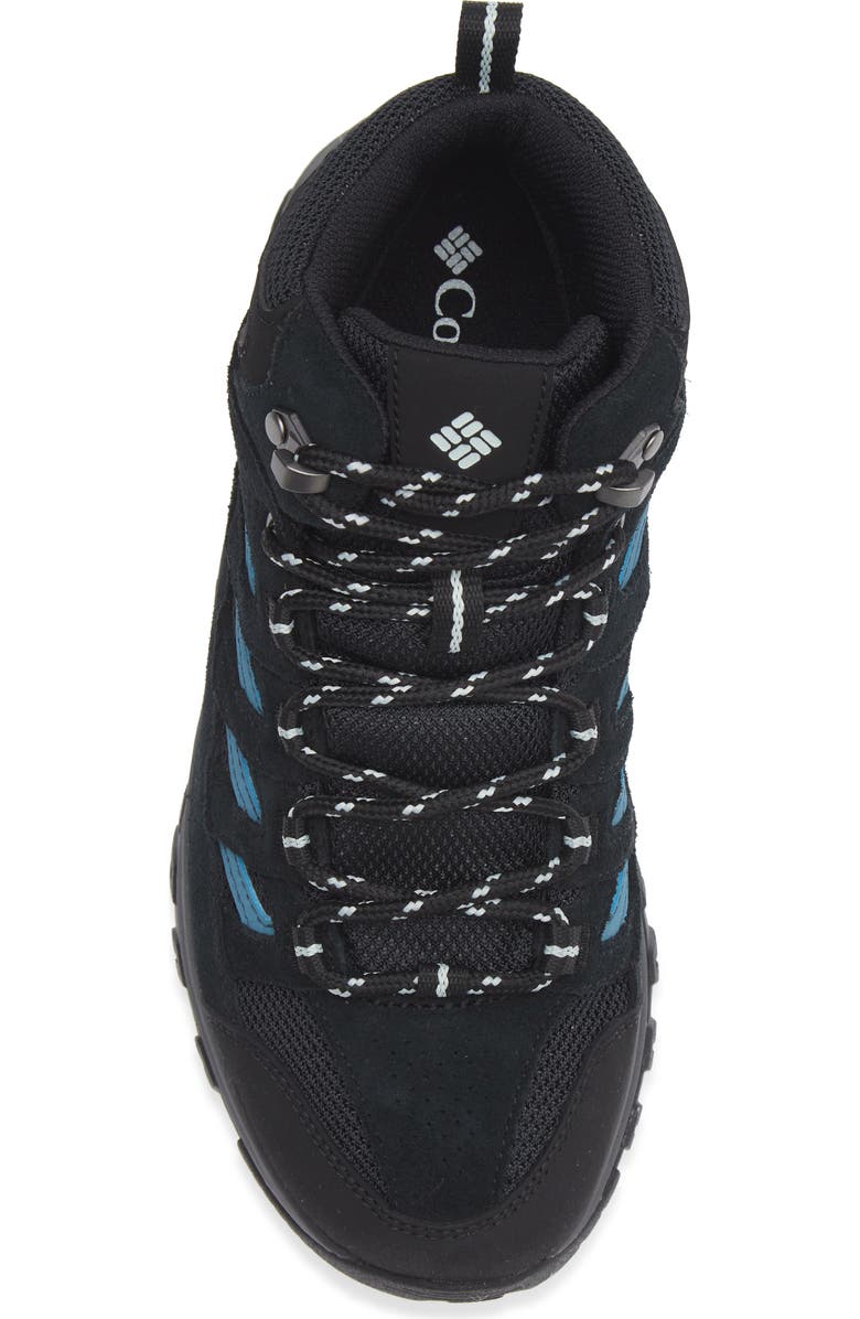 Columbia Crestwood Hiking Shoe, Alternate, color, Black/ Skylight