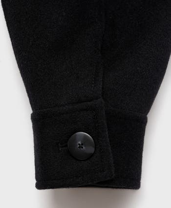 Wool Blend Crop Jacket