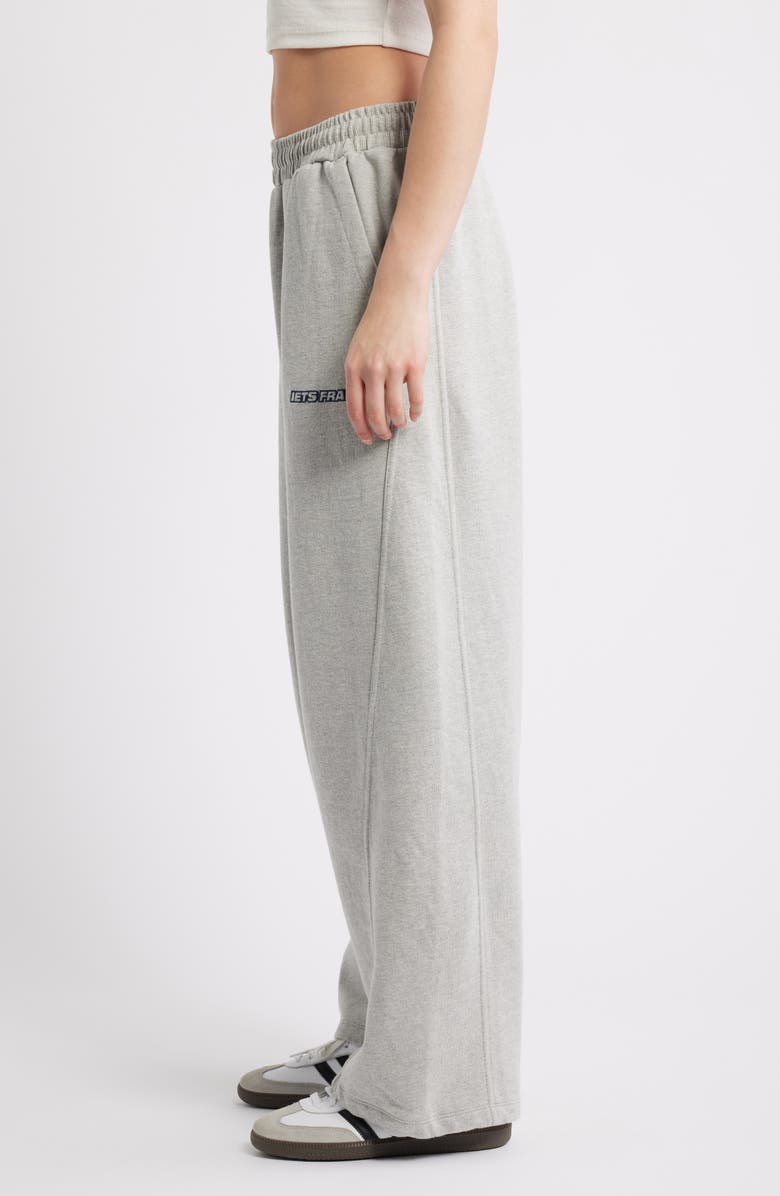Iets Frans Big Simmi Wide Leg Sweatpants, Alternate, color, Grey