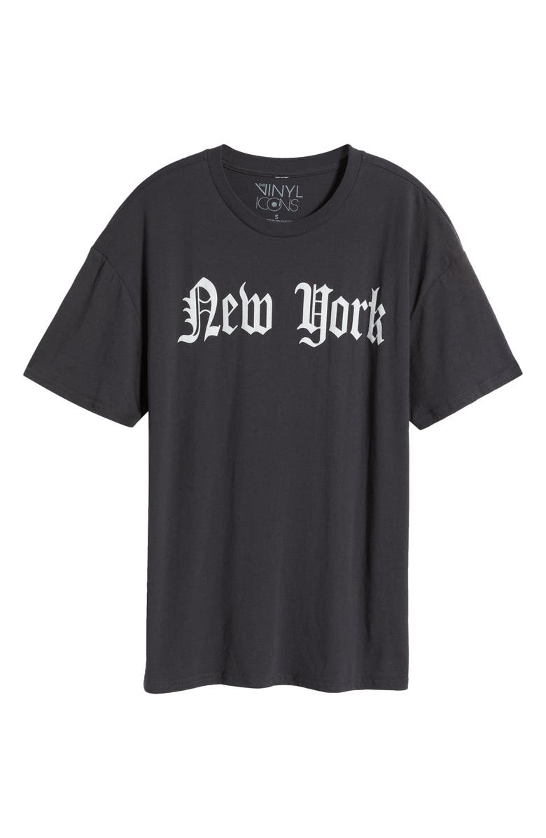 Vinyl Icons New York Graphic Boyfriend T-Shirt, Alternate, color, 