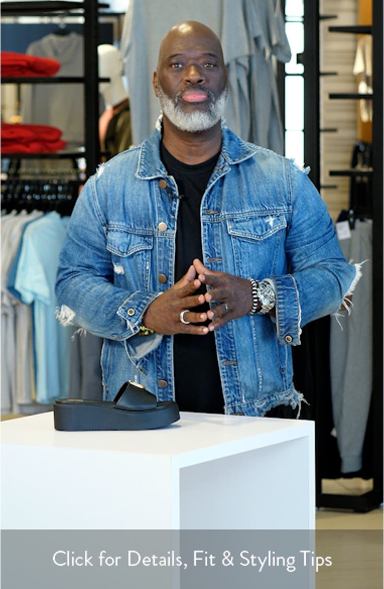 Senna Platform Wedge Slide Sandal, sales video thumbnail