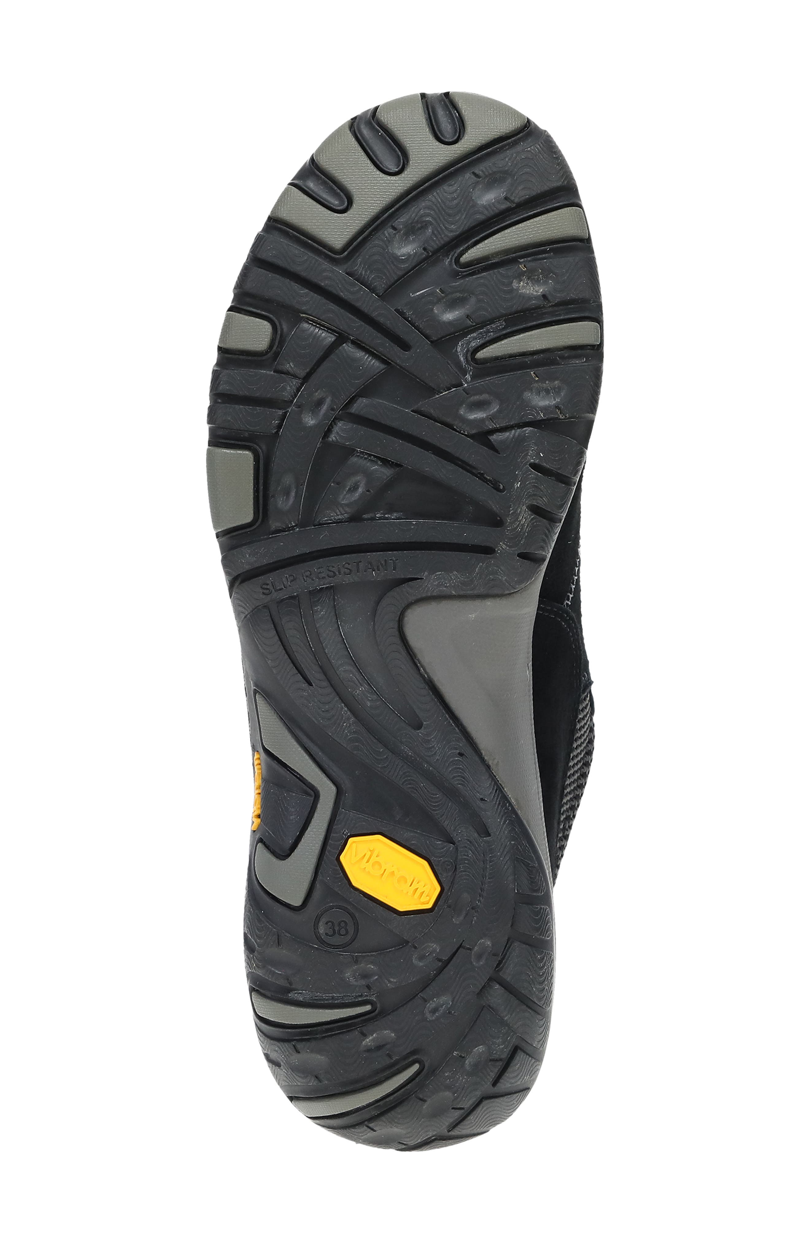 Dansko 'Paisley' Waterproof Sneaker, Alternate, color, Black Suede/ Grey Smooth