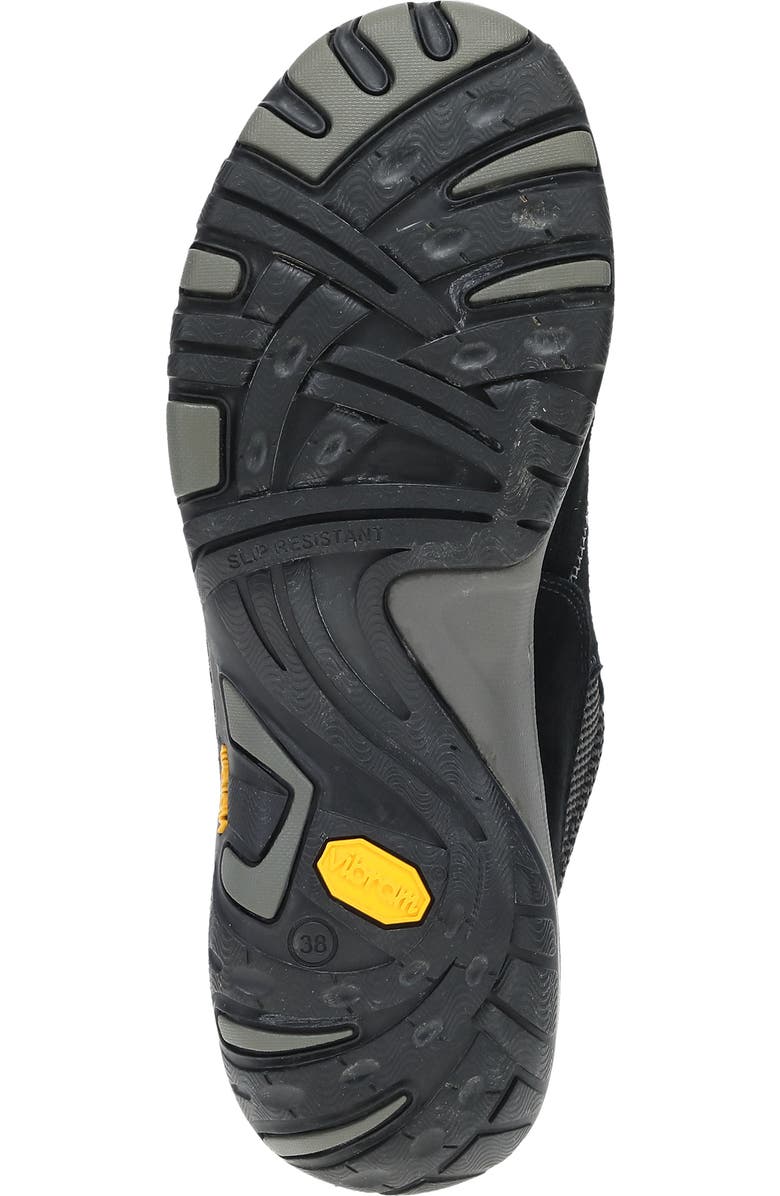 Dansko 'Paisley' Waterproof Sneaker, Alternate, color, Black Suede/ Grey Smooth