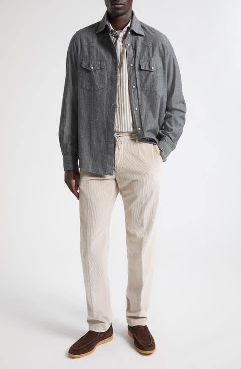 Western Slim Fit Cotton Shirt