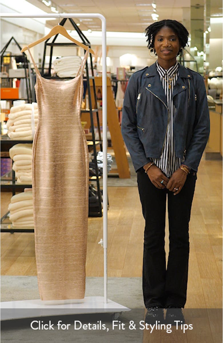 The Body Bandage Maxi Dress, sales video thumbnail