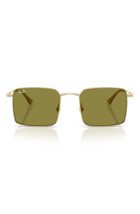 53mm Square Sunglasses