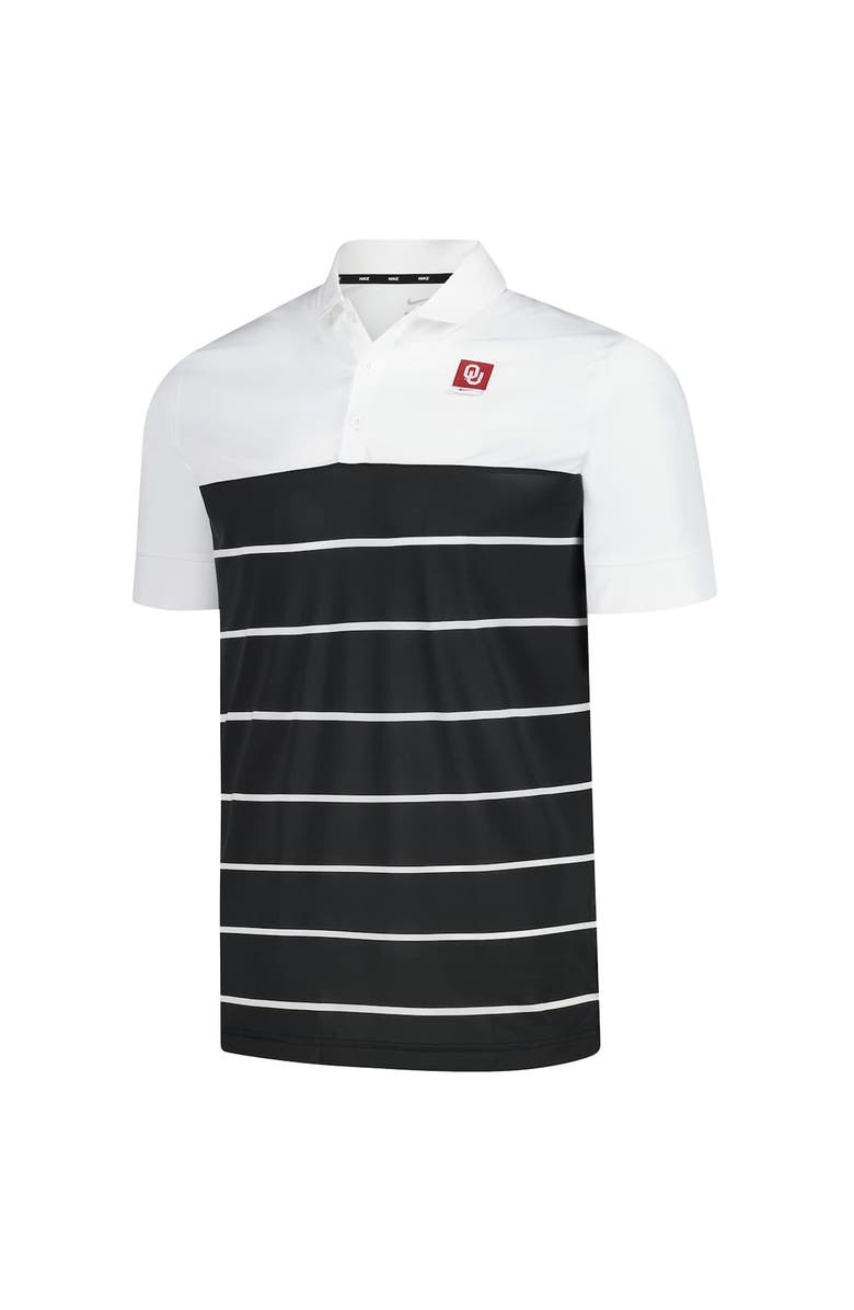 Nike Men's Nike White Oklahoma Sooners Stripe Polo, Alternate, color, White