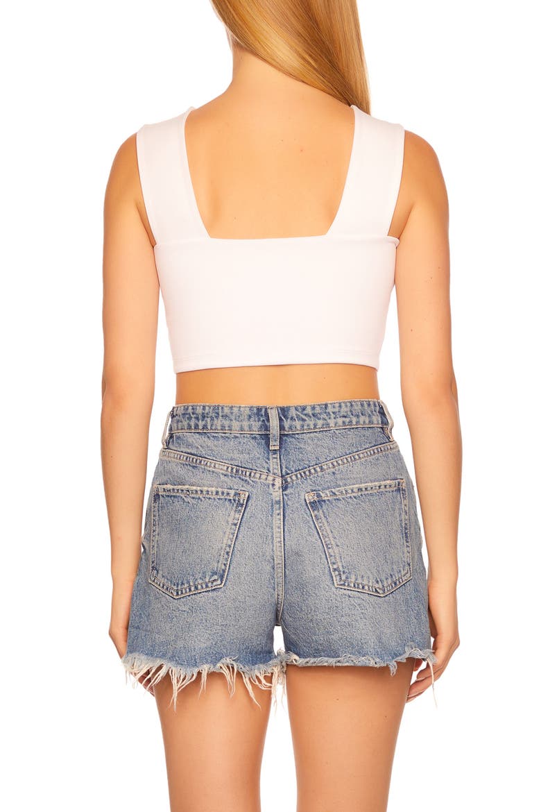 Cutout Crop Tank, Alternate, color, SUGAR