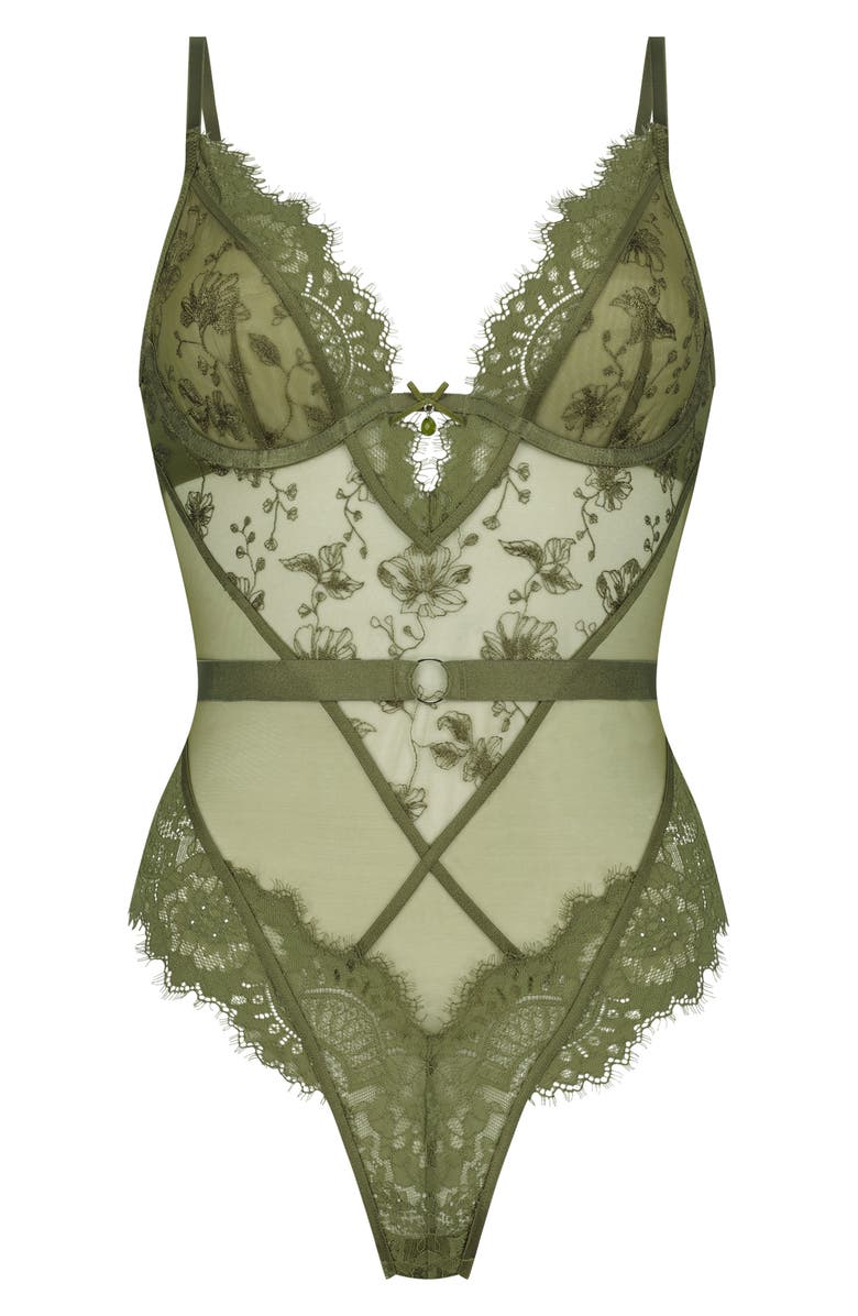 Hunkemöller Sia Underwire Teddy, Main, color, 