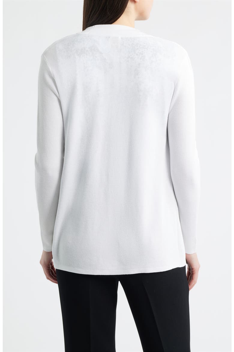 Malibu Open Front Cardigan, Alternate, color, CRISP WHITE