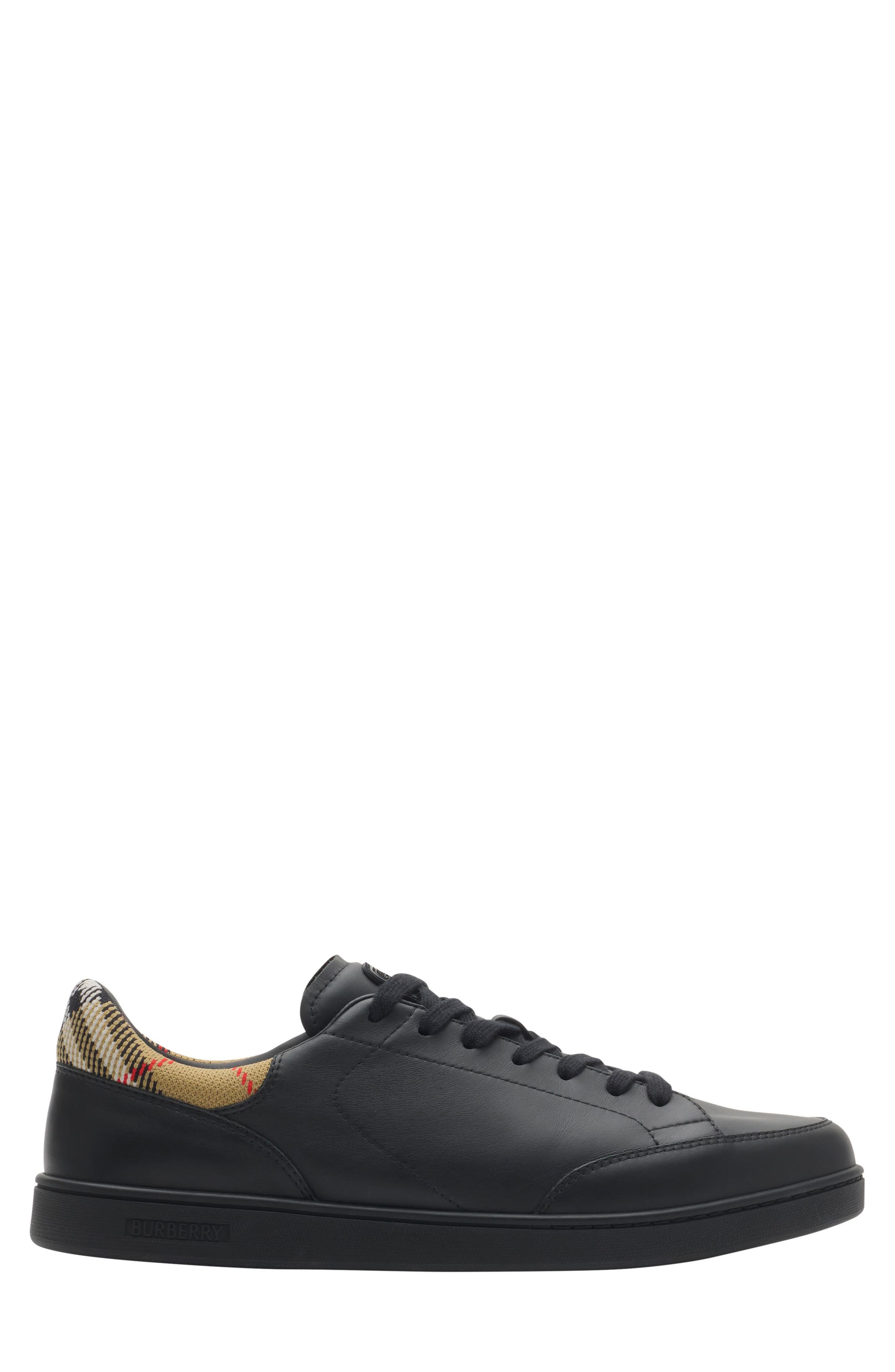Burberry Set Low Top Sneaker, Main, color, Black/ Sand Ip Check