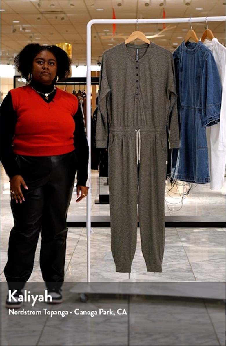 Lux Henley Jumpsuit, sales video thumbnail