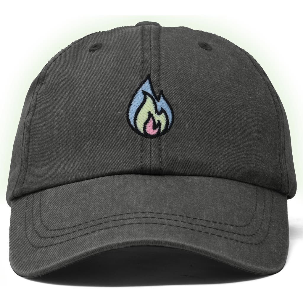 Dalix Fire Dad Hat In Washed Gray