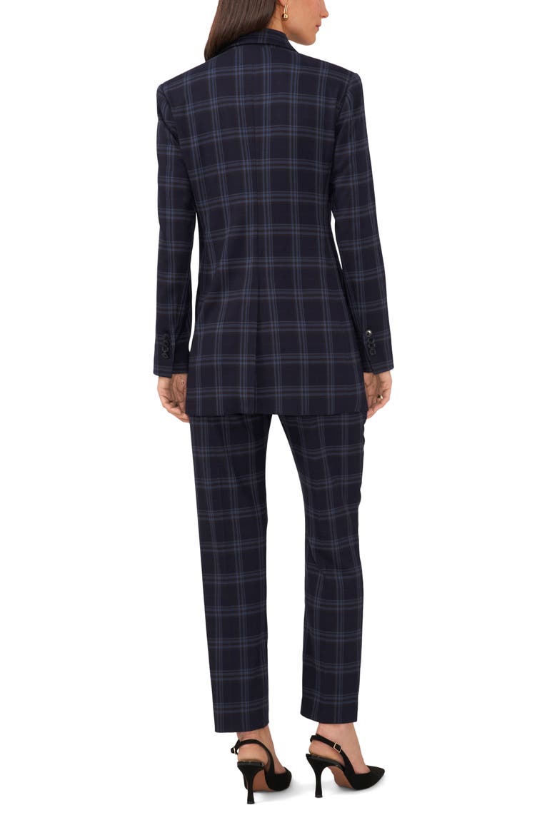Plaid Straight Leg Pants, Alternate, color, DUSK