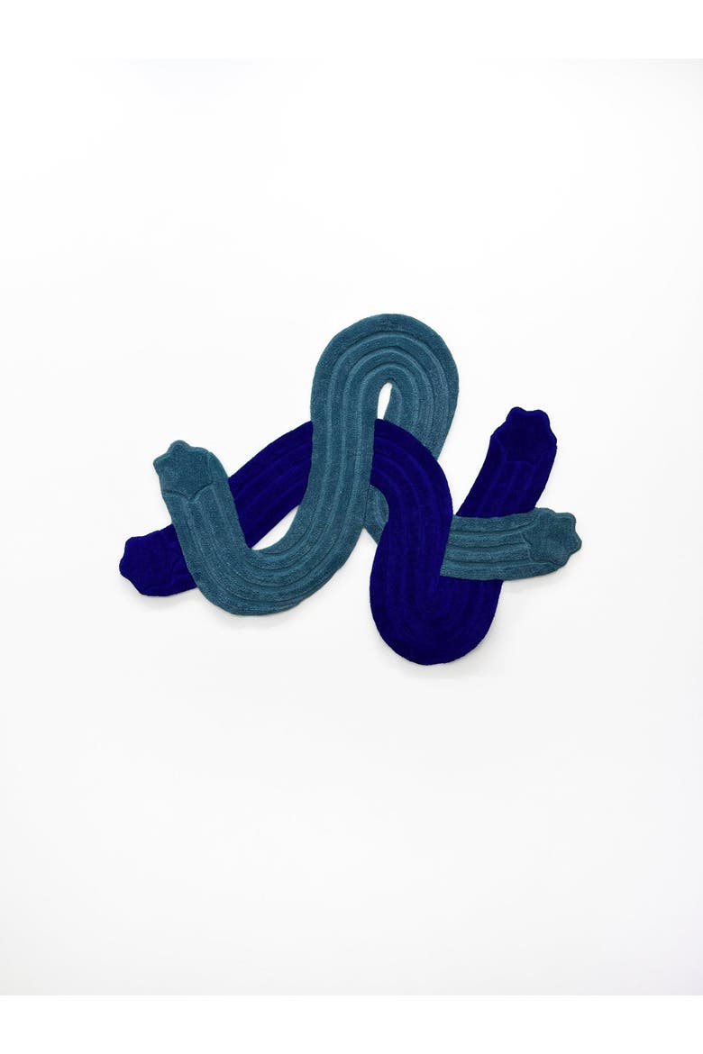 Entwine Rug Blue + Mint, Main, color, Blue+Mint