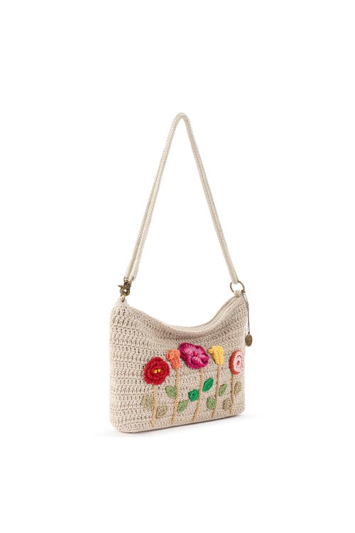 The Sak Lumi Covertible Crossbody Bag In Flower Ecru