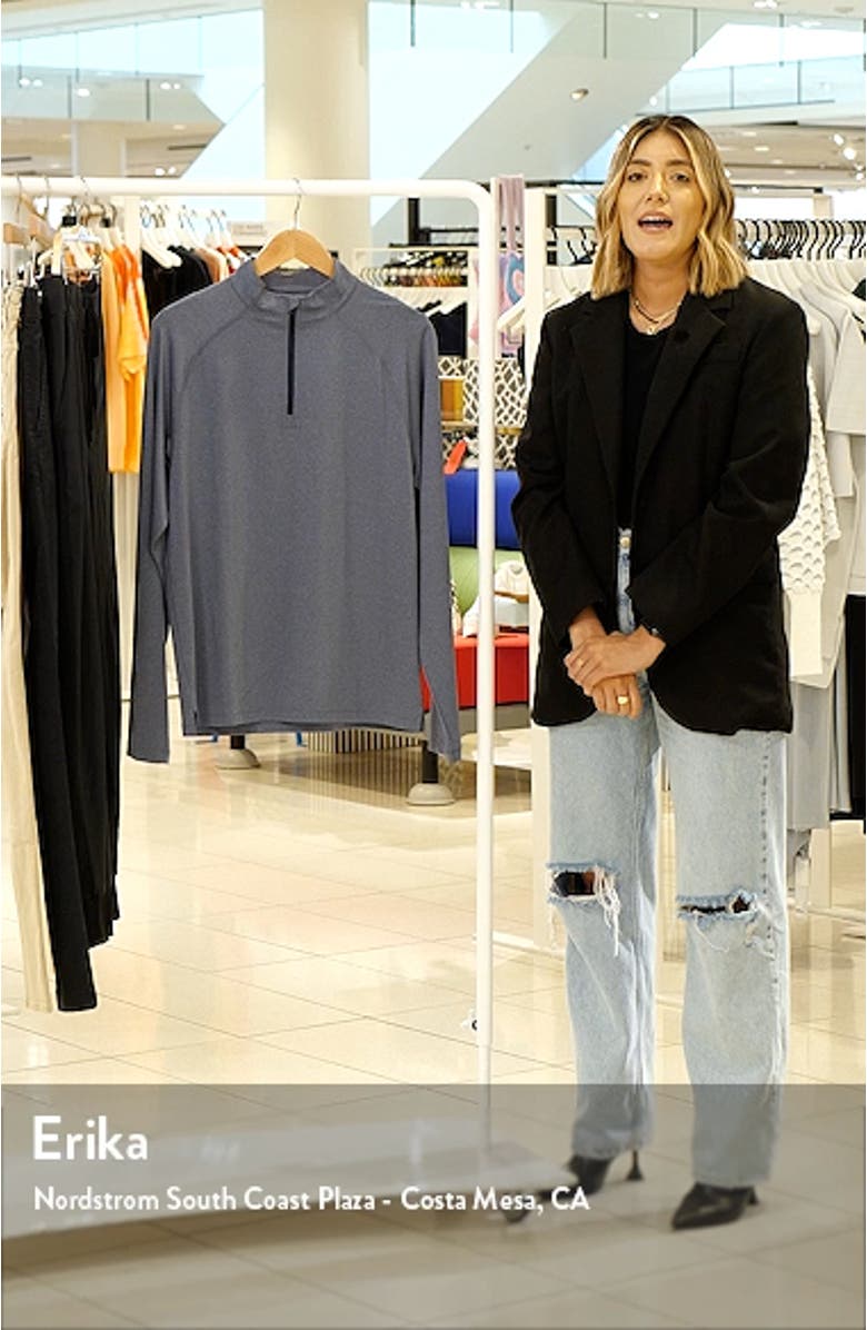 Workout Quarter Zip Sweatshirt, sales video thumbnail