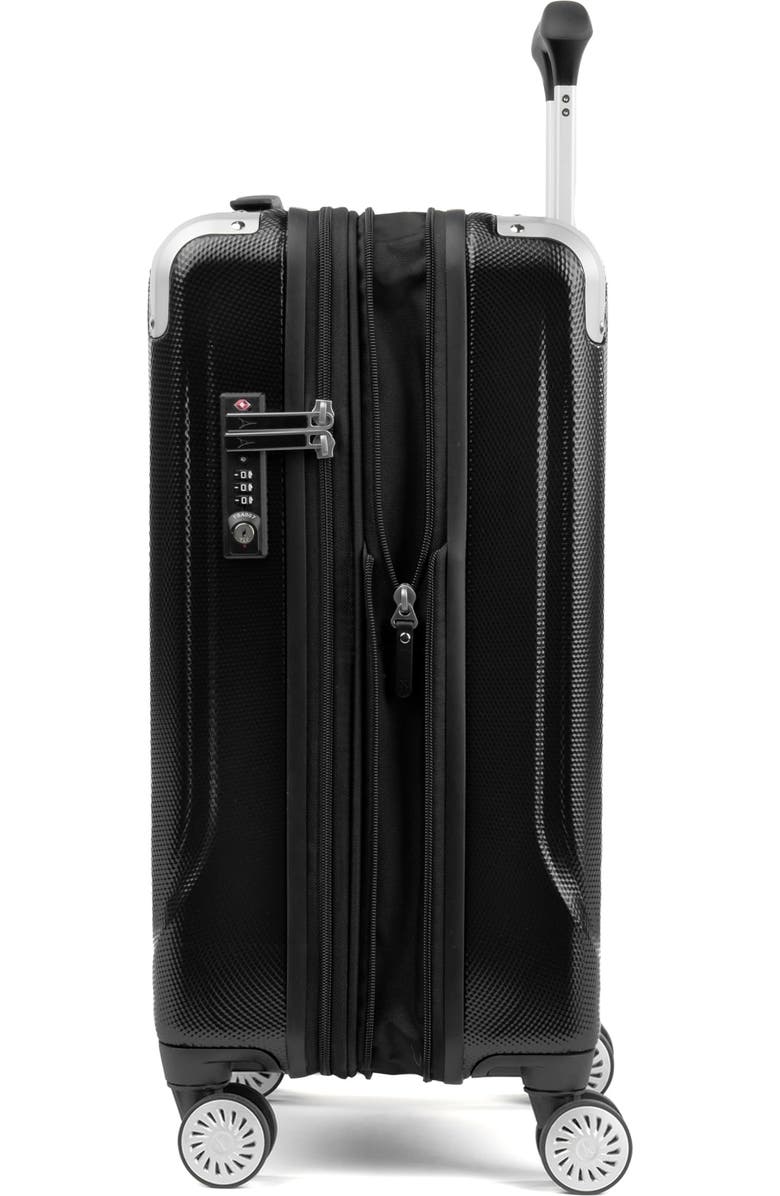 TRAVELPRO Pathways 3 Hardside Expandable 3 Piece (21"/25"/28") Spinner Luggage Set, Alternate, color, Black Knight