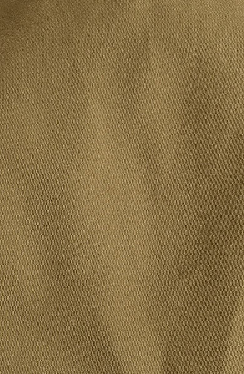 Damson Madder Jerry Reversible Crop Organic Cotton Trench Coat, Alternate, color, 