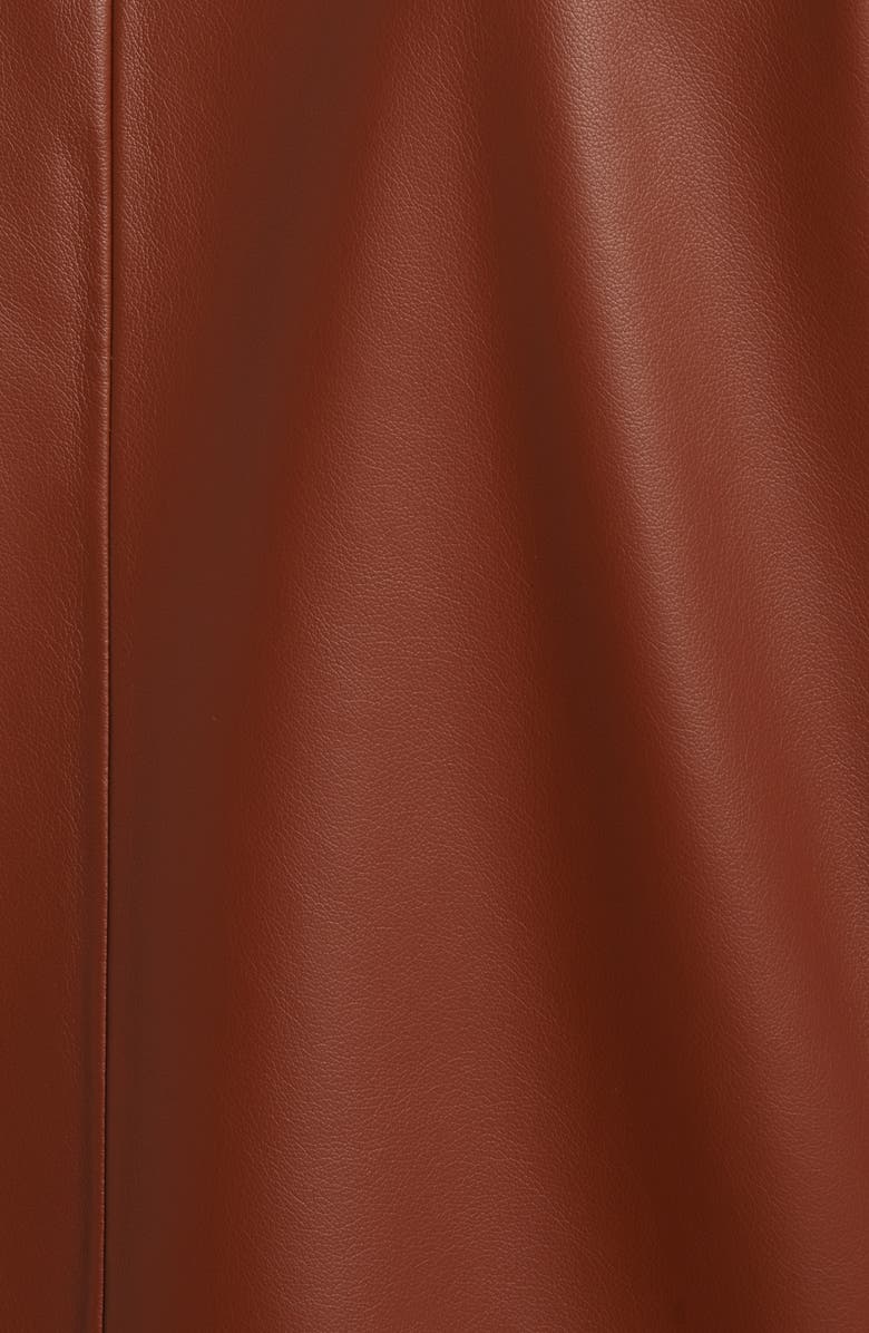 BLANKNYC Oversize One-Button Faux Leather Blazer, Alternate, color,