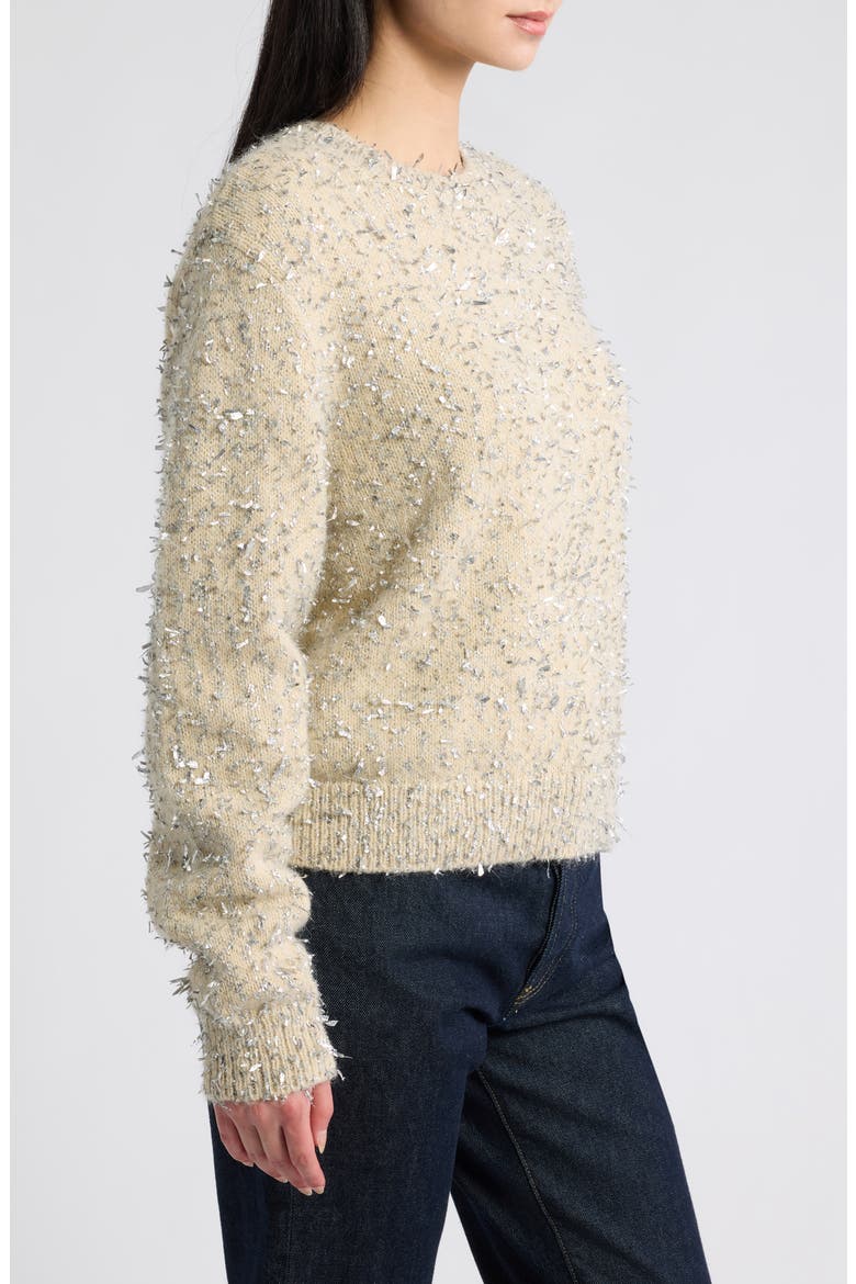 The Tinsel Sweater, Alternate, color, CREAM MULTI