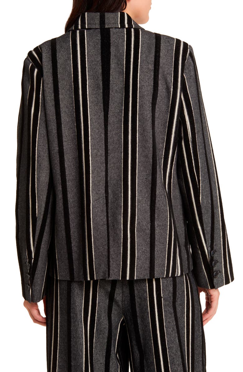 Masai Copenhagen Majadeloo Stripe Cotton Jacket, Alternate, color, 