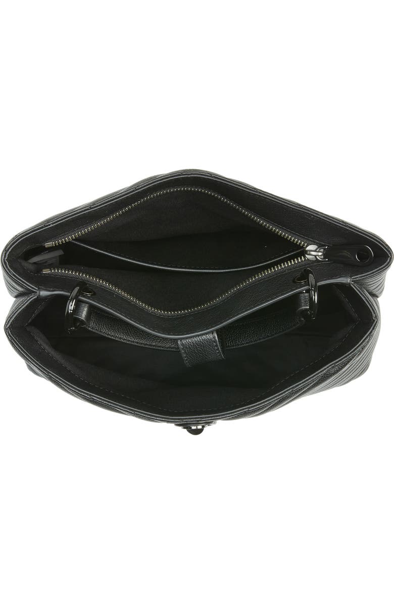 Rebecca Minkoff Large Edie Leather Top Handle Satchel, Alternate, color,