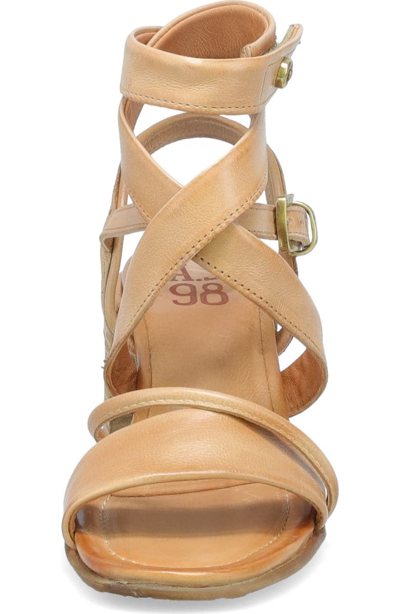A.S.98 Mack Ankle Wrap Sandal, Alternate, color, Sand