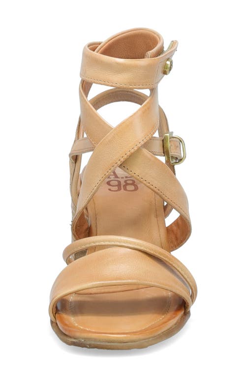 As98 A.s.98 Mack Ankle Wrap Sandal In Sand