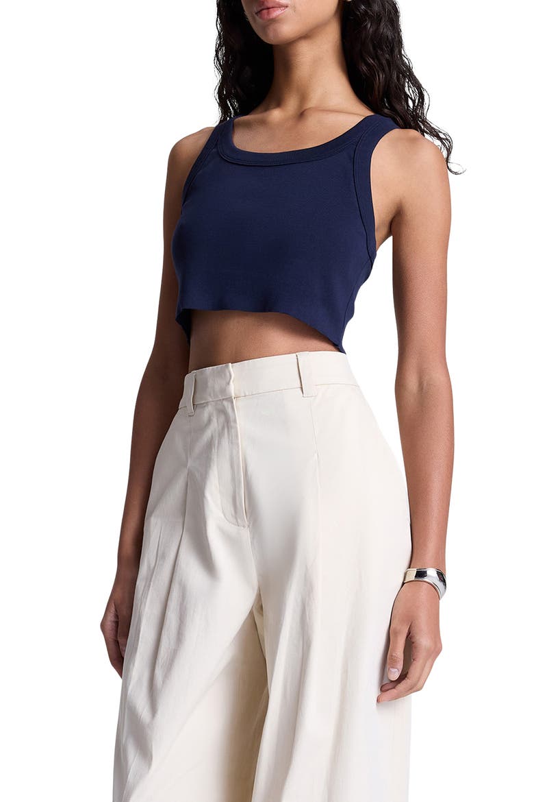 Halsey Crop Tank, Alternate, color, BLACK