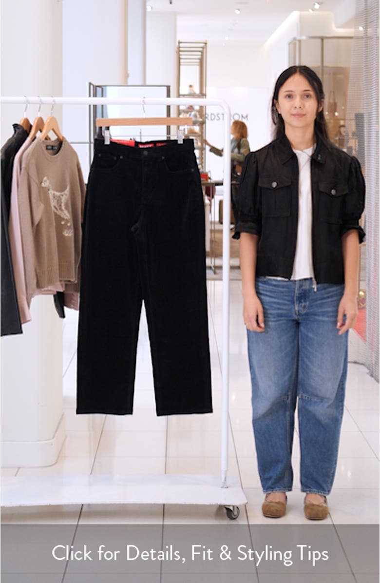 '90s Straight Leg Corduroy Pants, sales video thumbnail