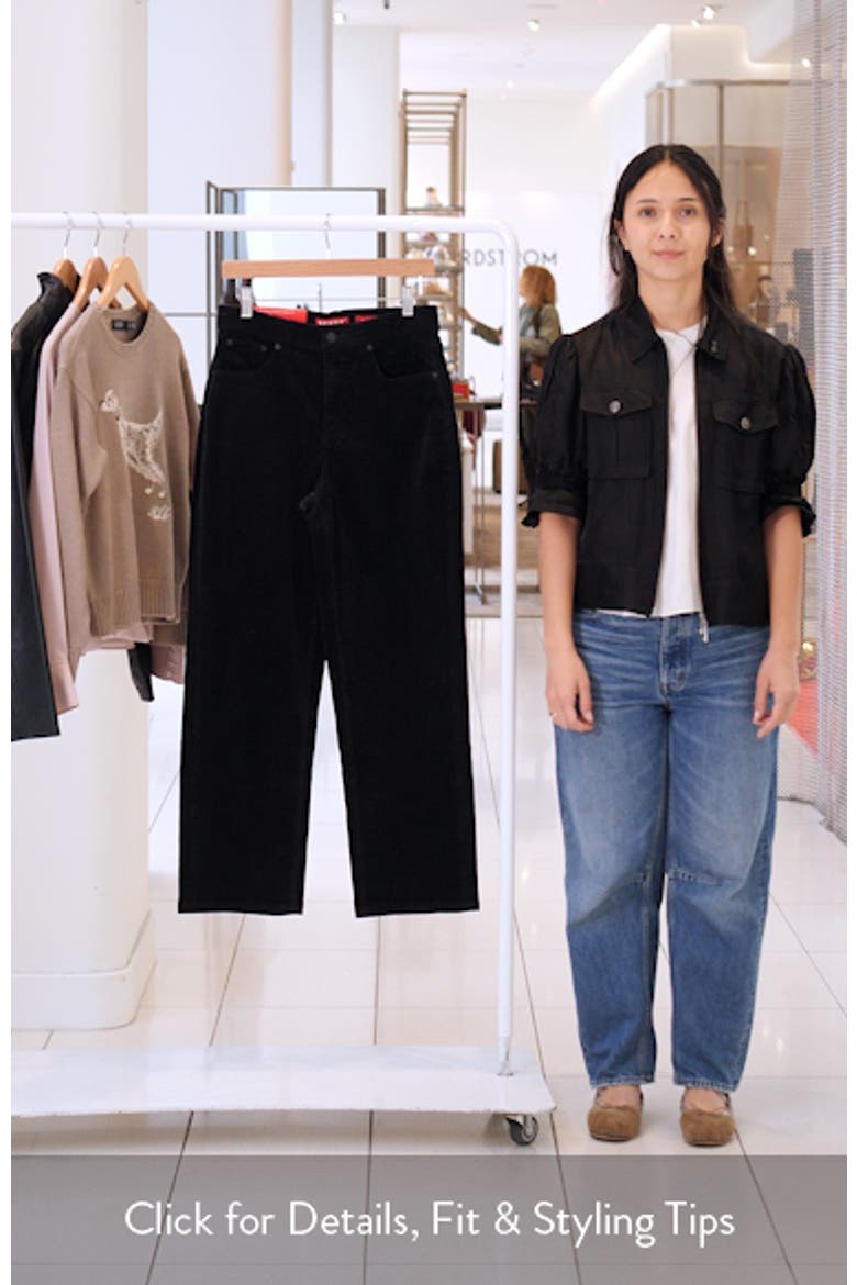'90s Straight Leg Corduroy Pants video