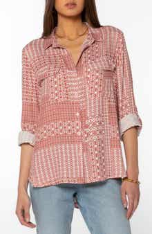VELVET HEART Genovia Roll Tab Button-Up Shirt